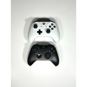 Microsoft Xbox One S White Xbox One Black Wireless Controllers Tested Working